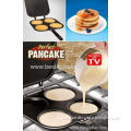 Perfect Quick 4 Four Holes Cups / Circles / Rounds Carbon Steel Fluffy Pancake Maker Pan As Seen On Tv 